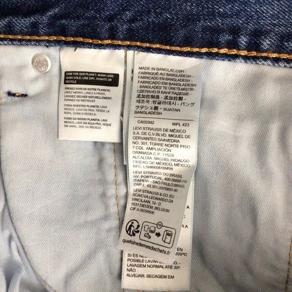 NWT Levi jeans 505 38 30 regular men blue - Picture 3 of 10